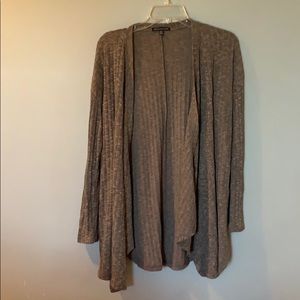 Cardigan taupe marled